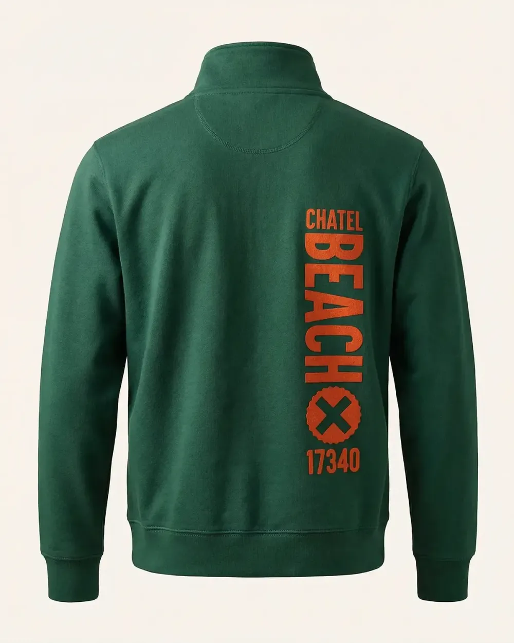 Veste Zippée Col Montant "Vertical" Feutrine