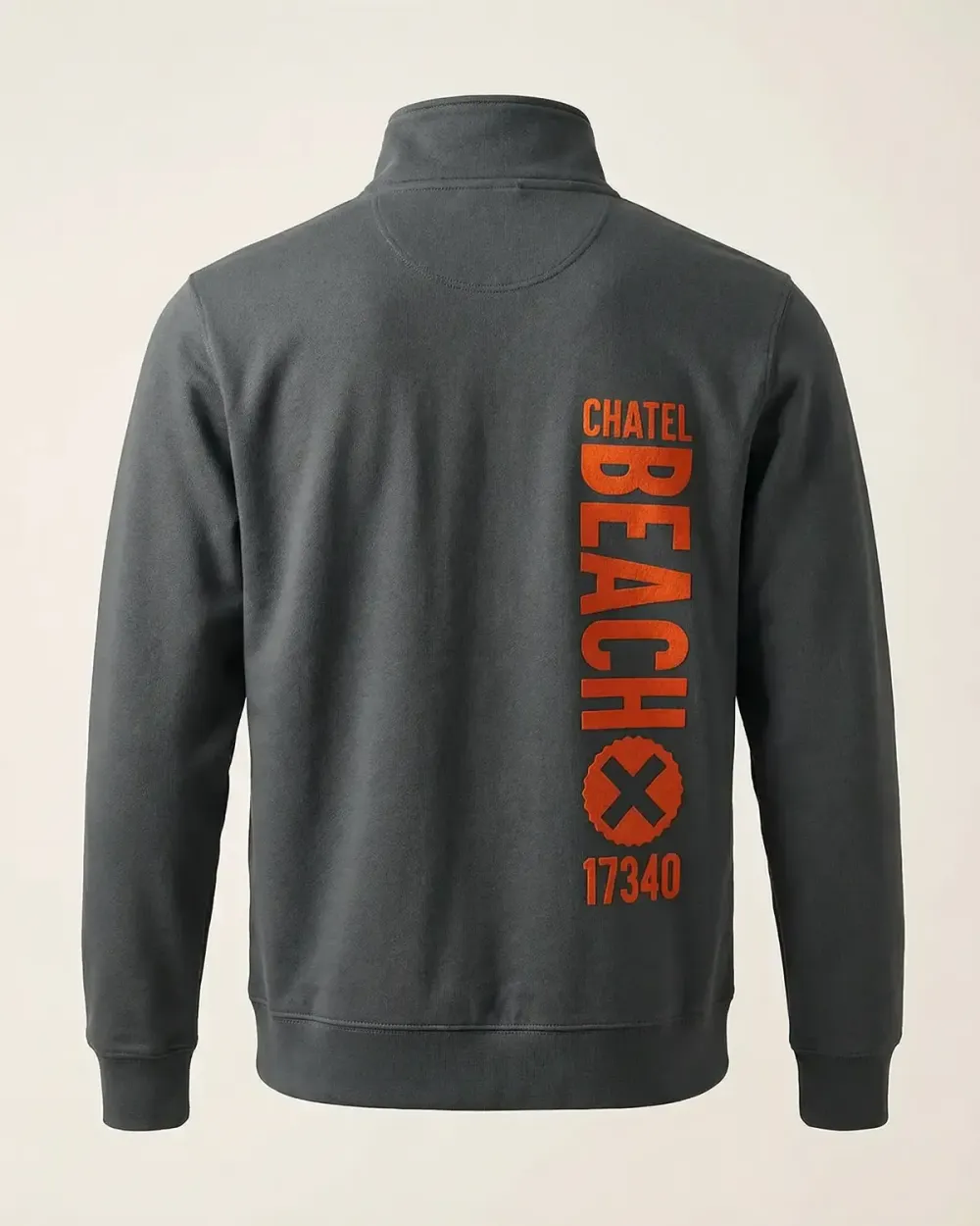 Veste Zippée Col Montant "Vertical" Feutrine