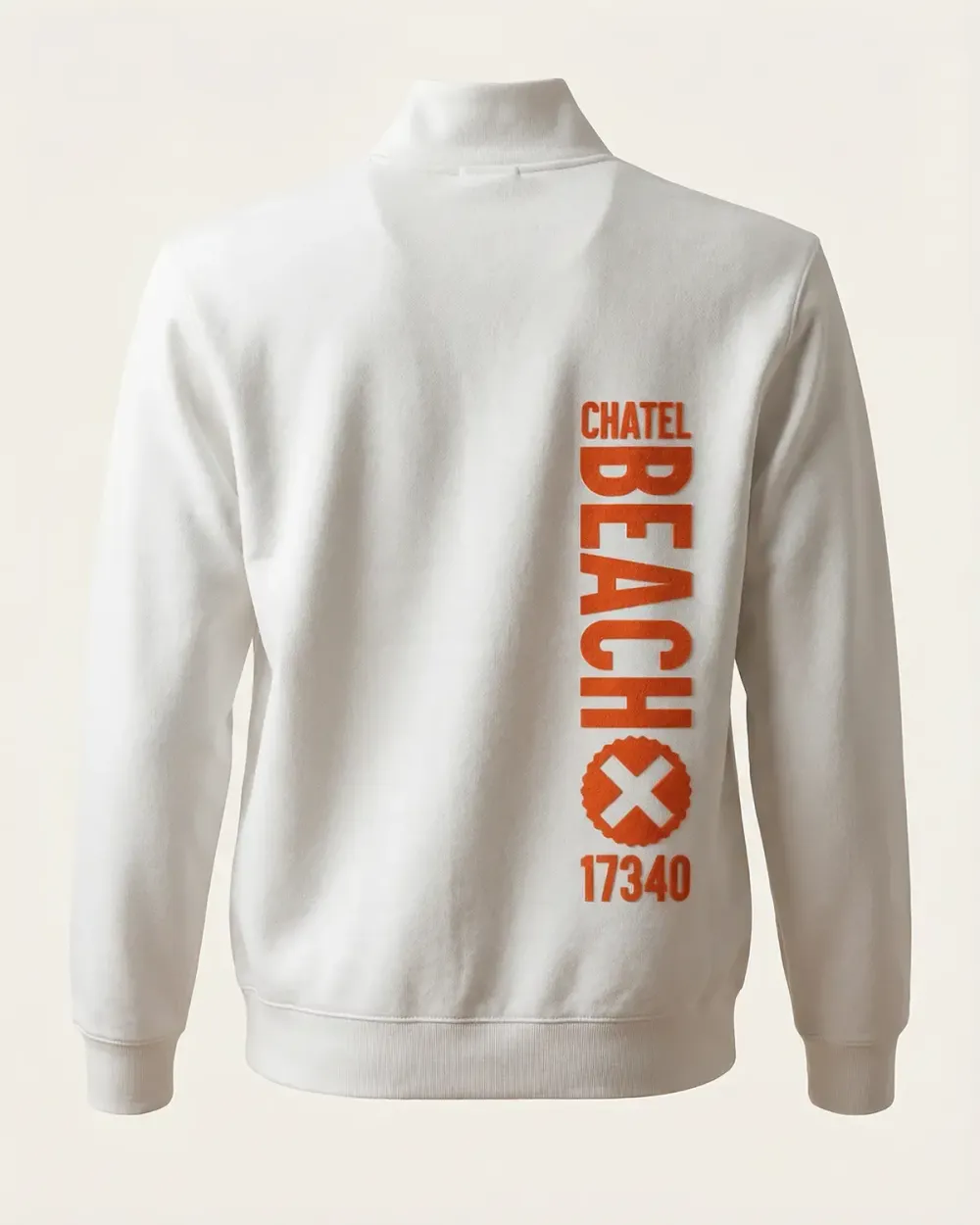 Veste Zippée Col Montant "Vertical" Feutrine