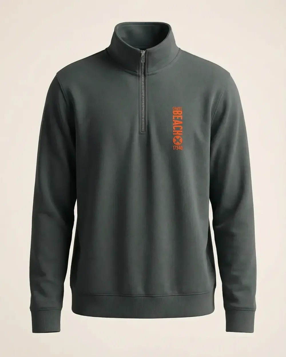 Sweat Col Montant "Vertical" Feutrine