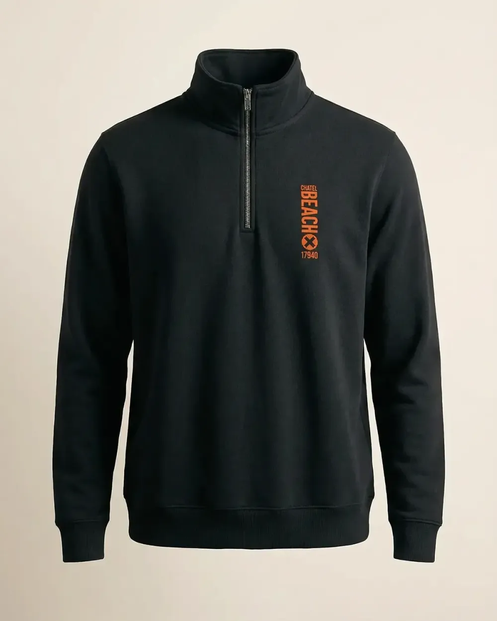 Sweat Col Montant "Vertical" Feutrine