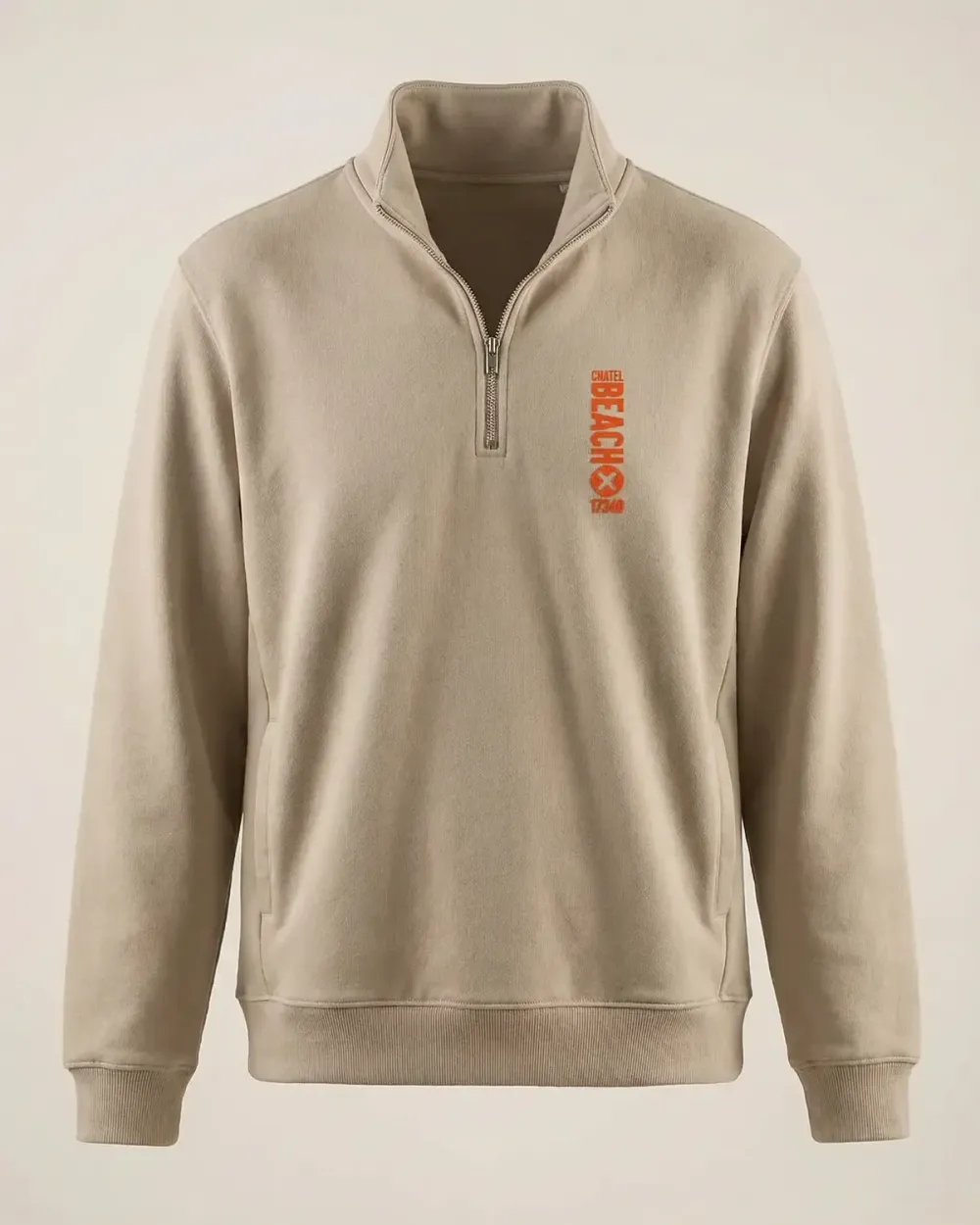 Sweat Col Montant "Vertical" Feutrine