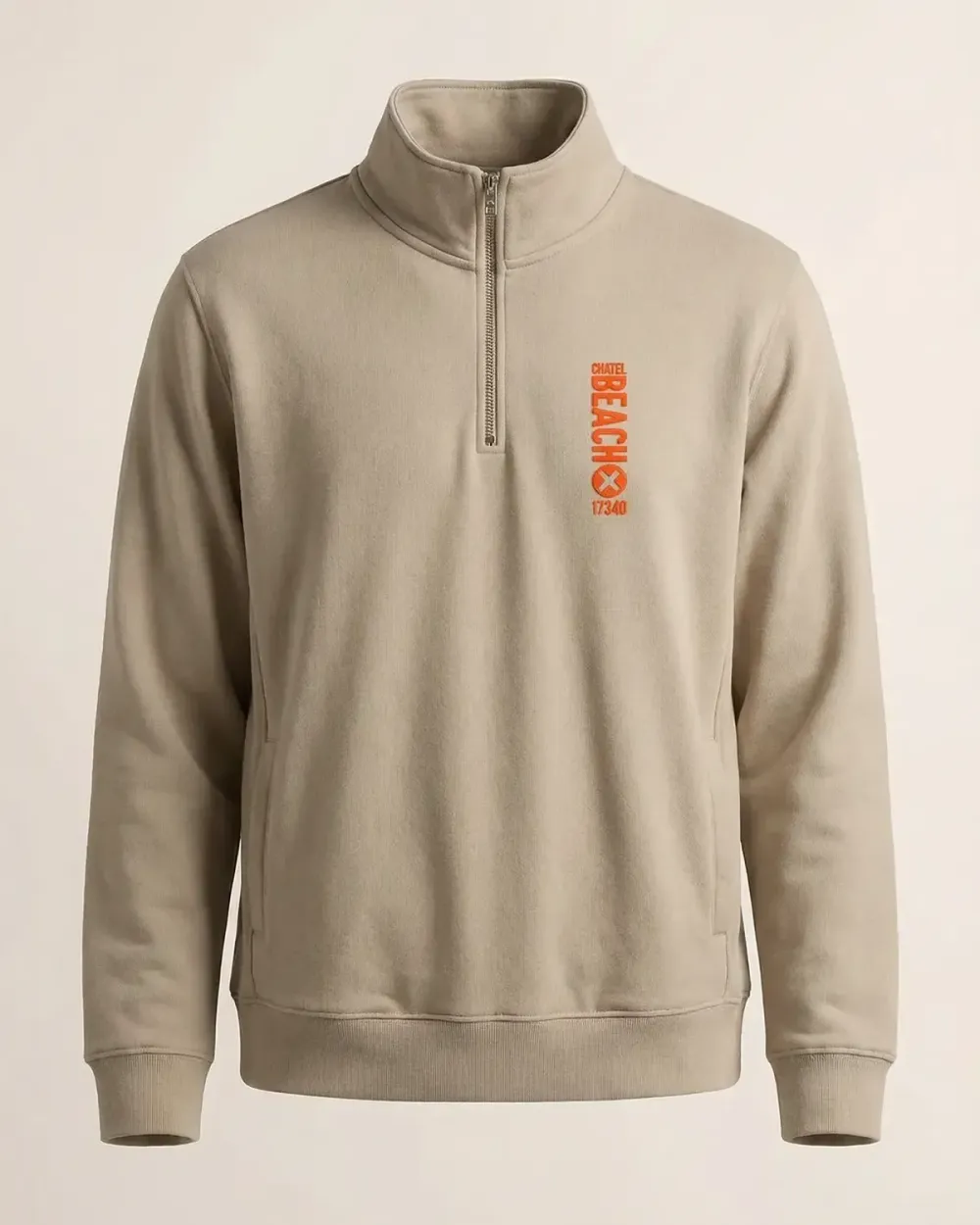 Sweat Col Montant "Vertical" Feutrine