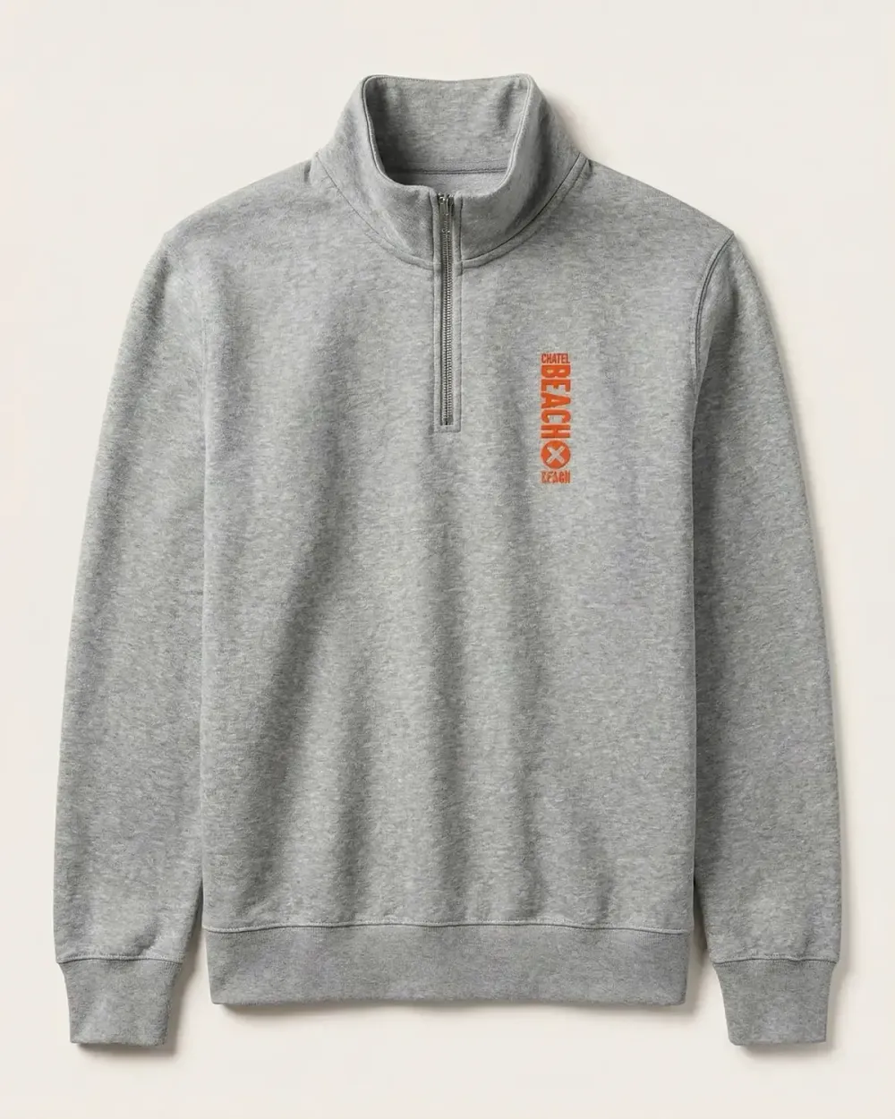 Sweat Col Montant "Vertical" Feutrine