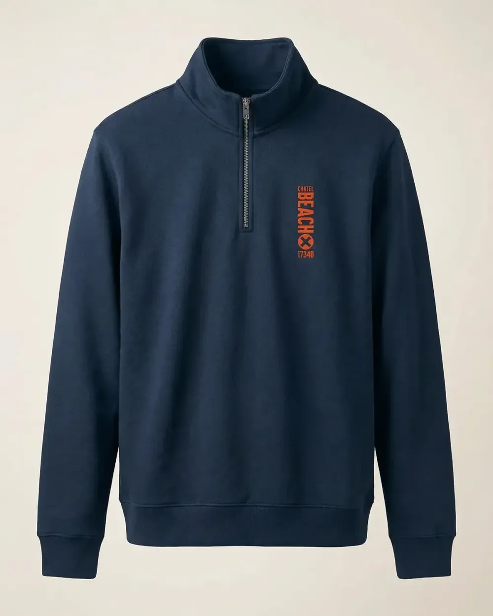 Sweat Col Montant "Vertical" Feutrine