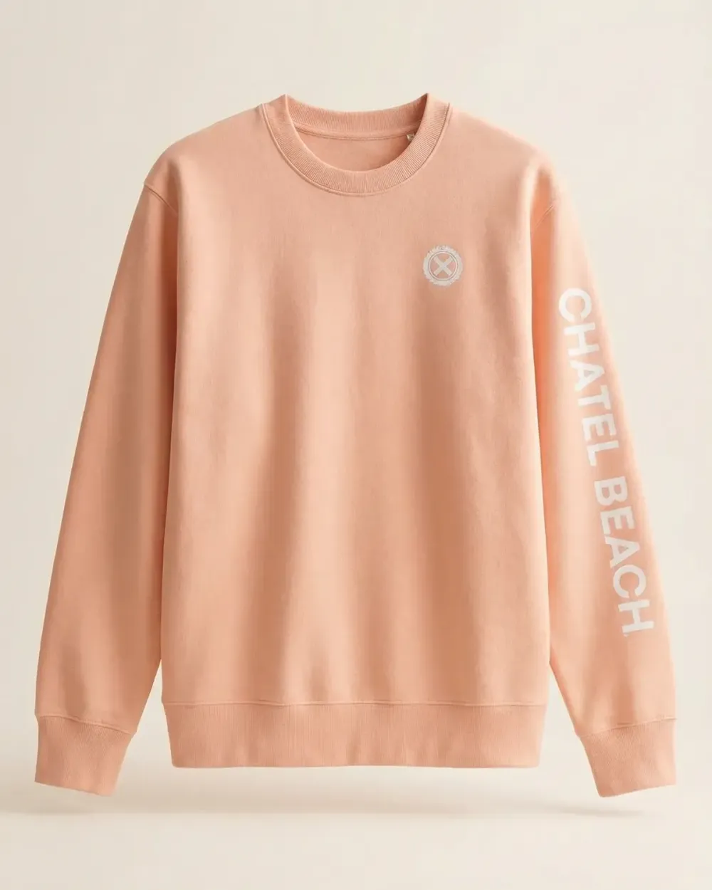 Sweat Col Rond "Signature Blanche"