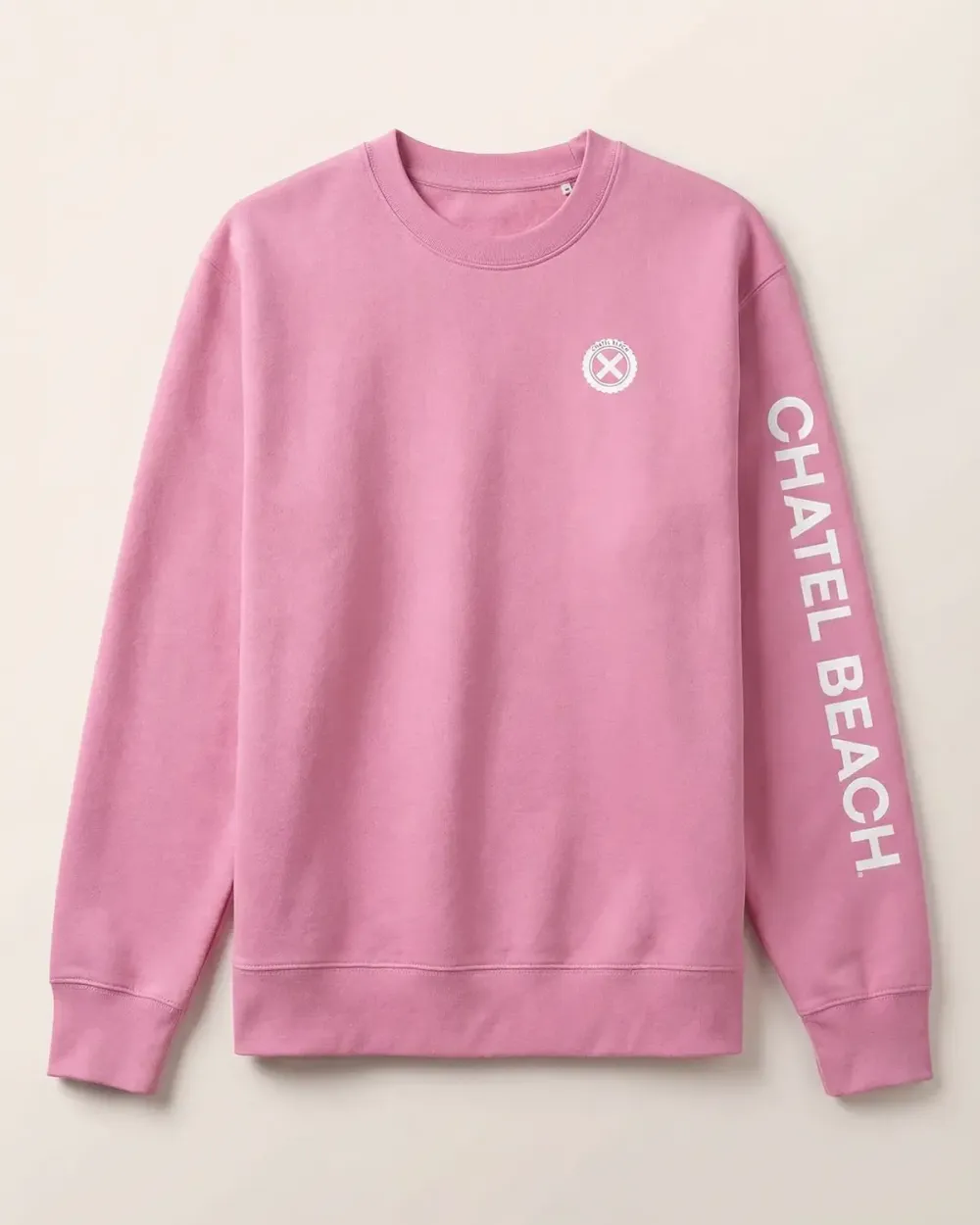 Sweat Col Rond "Signature Blanche"