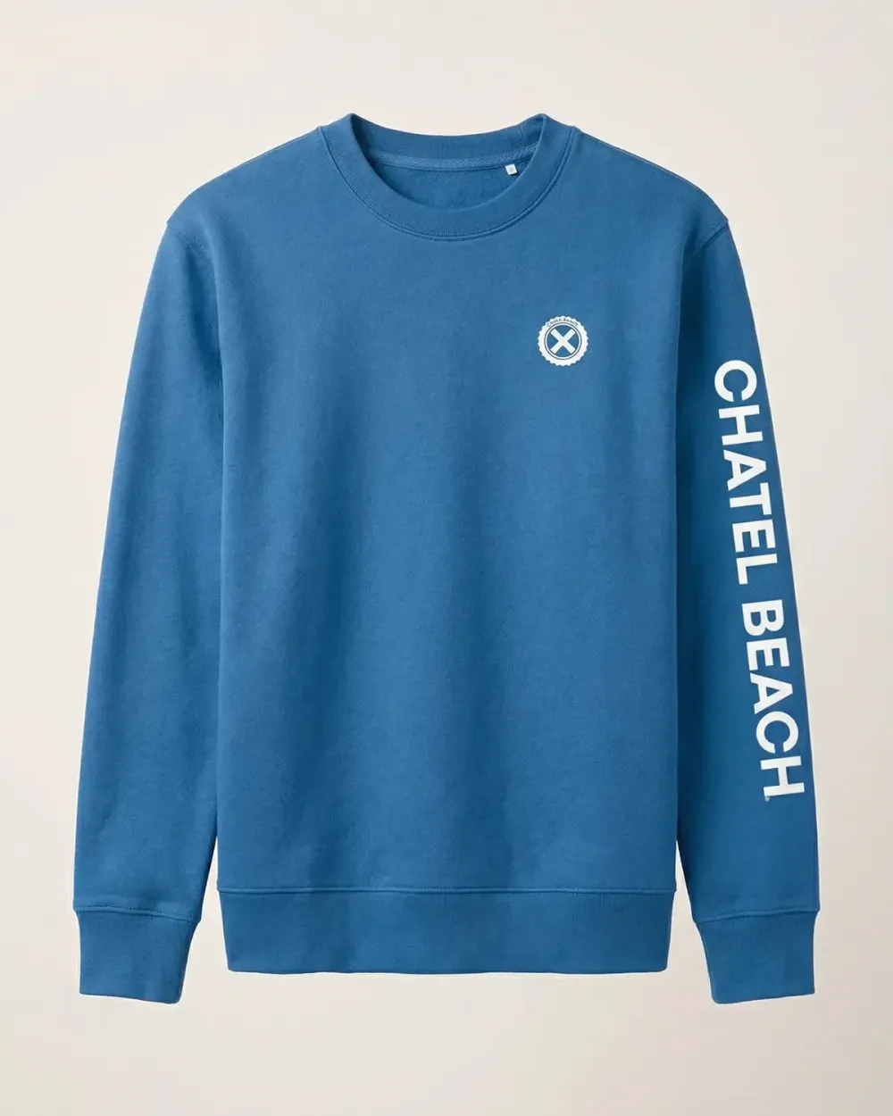 Sweat Col Rond "Signature Blanche"