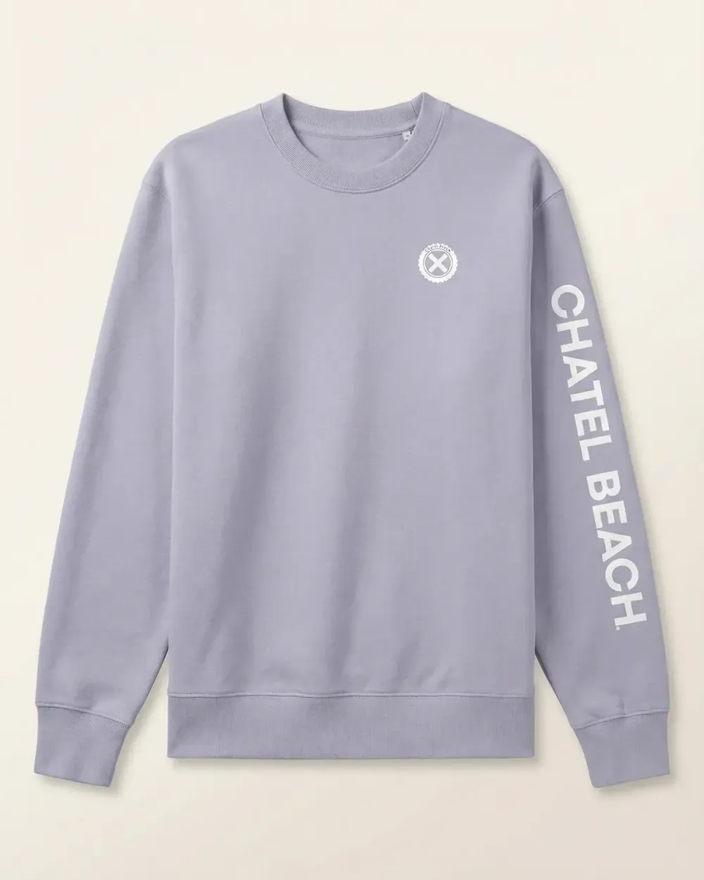 Sweat Col Rond "Signature Blanche"