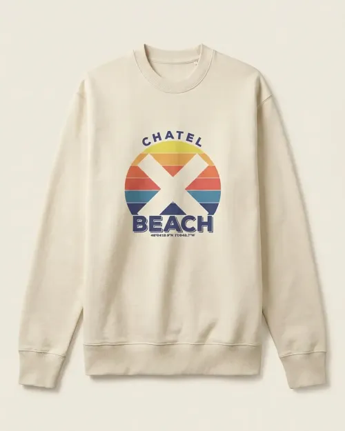 Sweatshirt  Col Rond "Sunset"