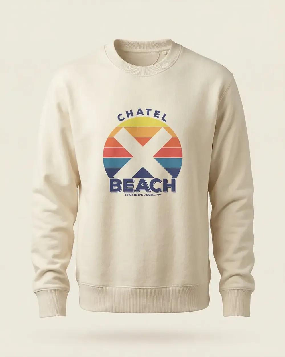 Sweatshirt  Col Rond "Sunset"