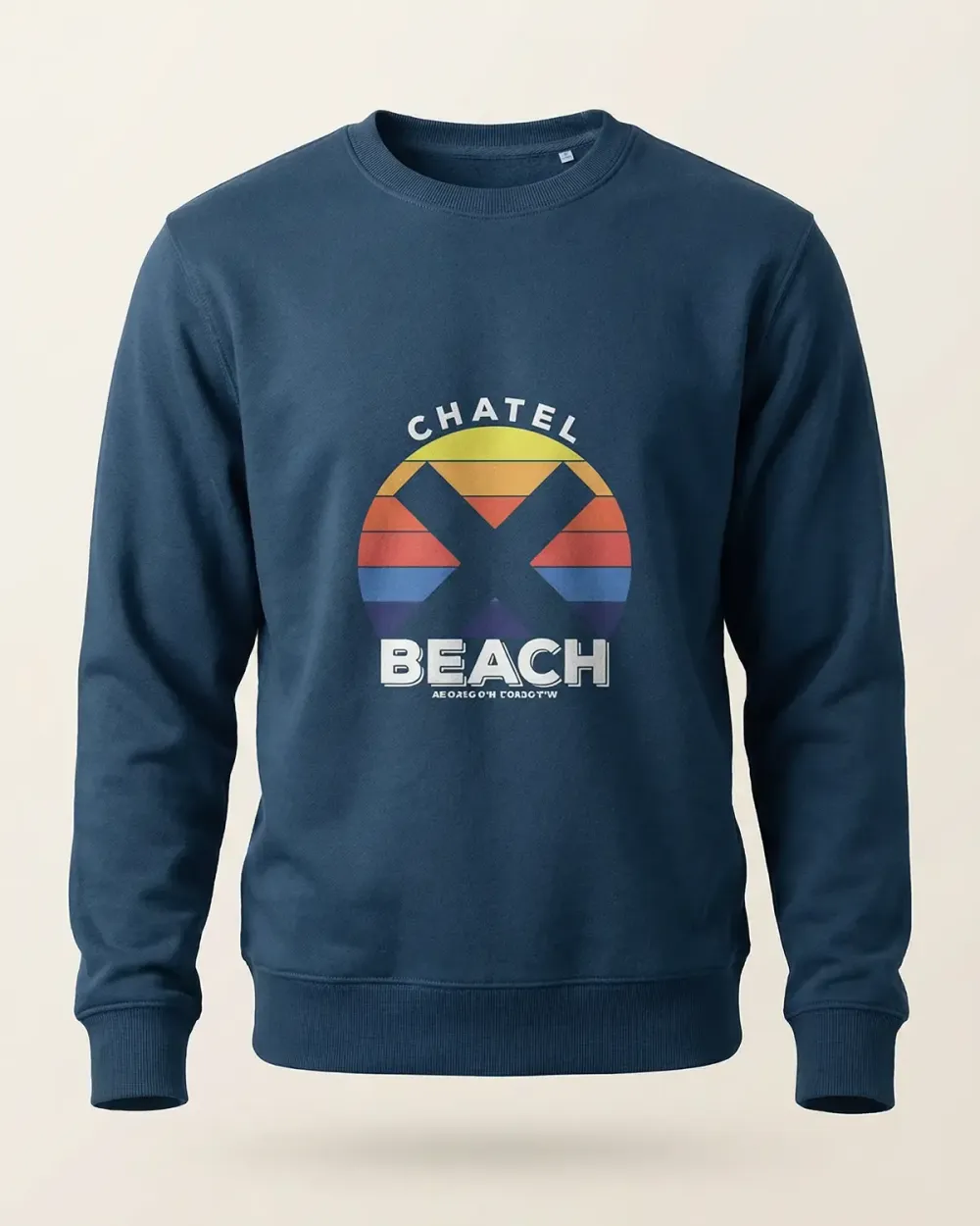 Sweat Col Rond "Sunset Bold"