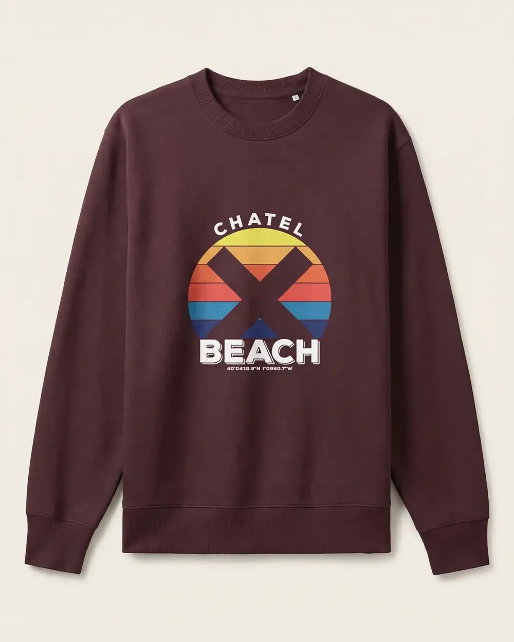 Sweat Col Rond "Sunset Bold"