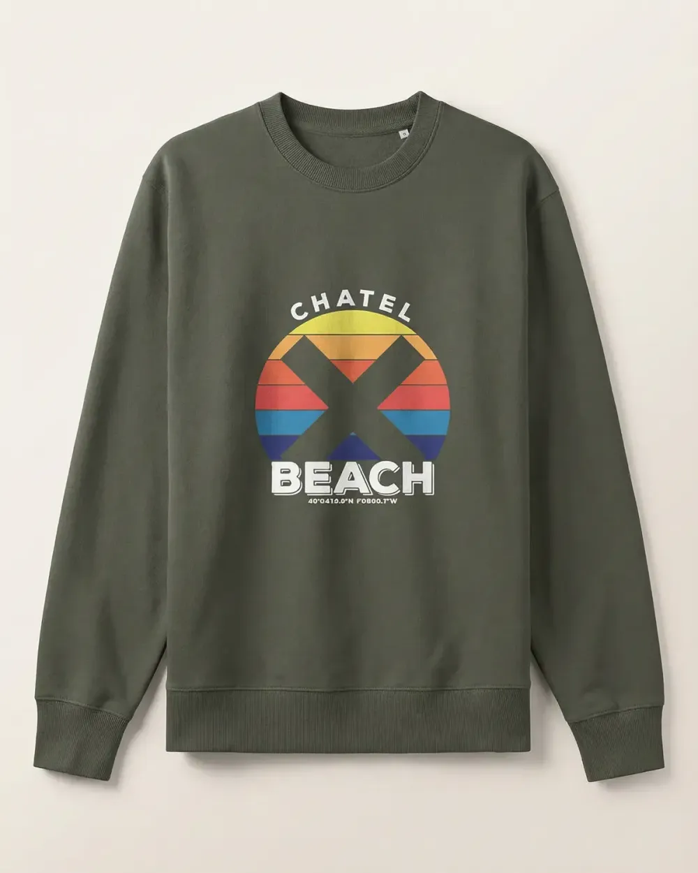 Sweat Col Rond "Sunset Bold"