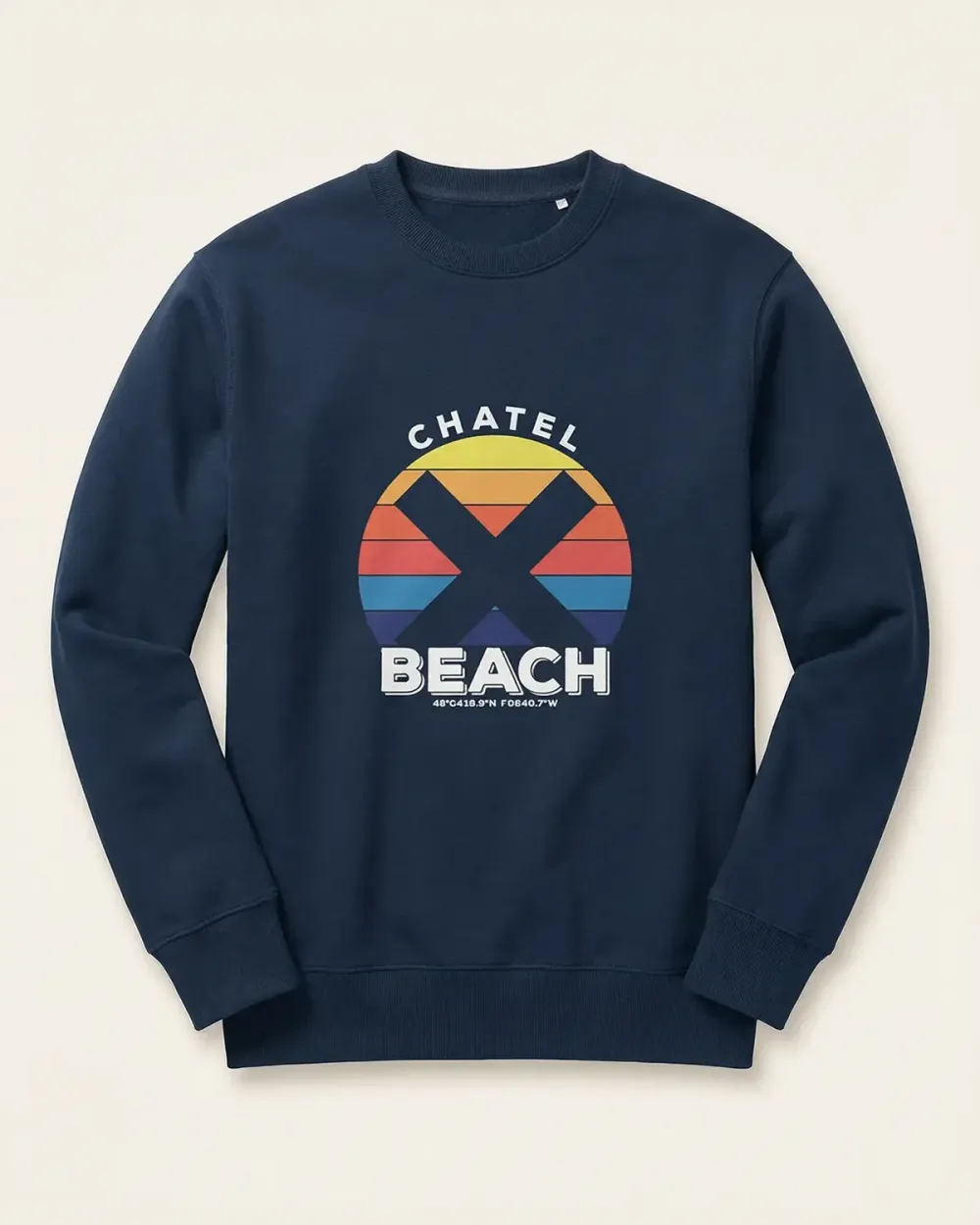 Sweat Col Rond "Sunset Bold"