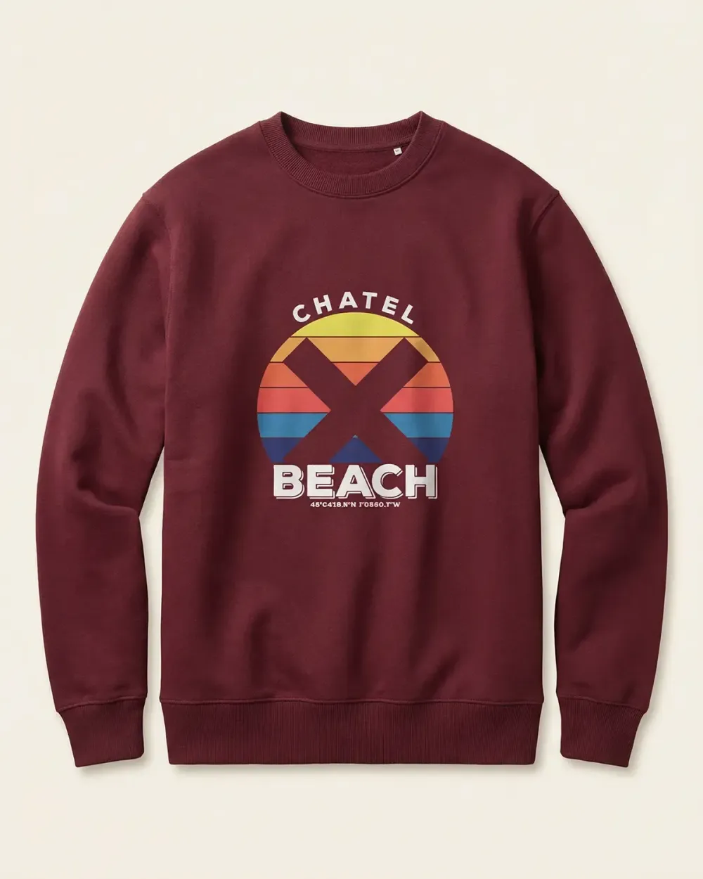 Sweat Col Rond "Sunset Bold"