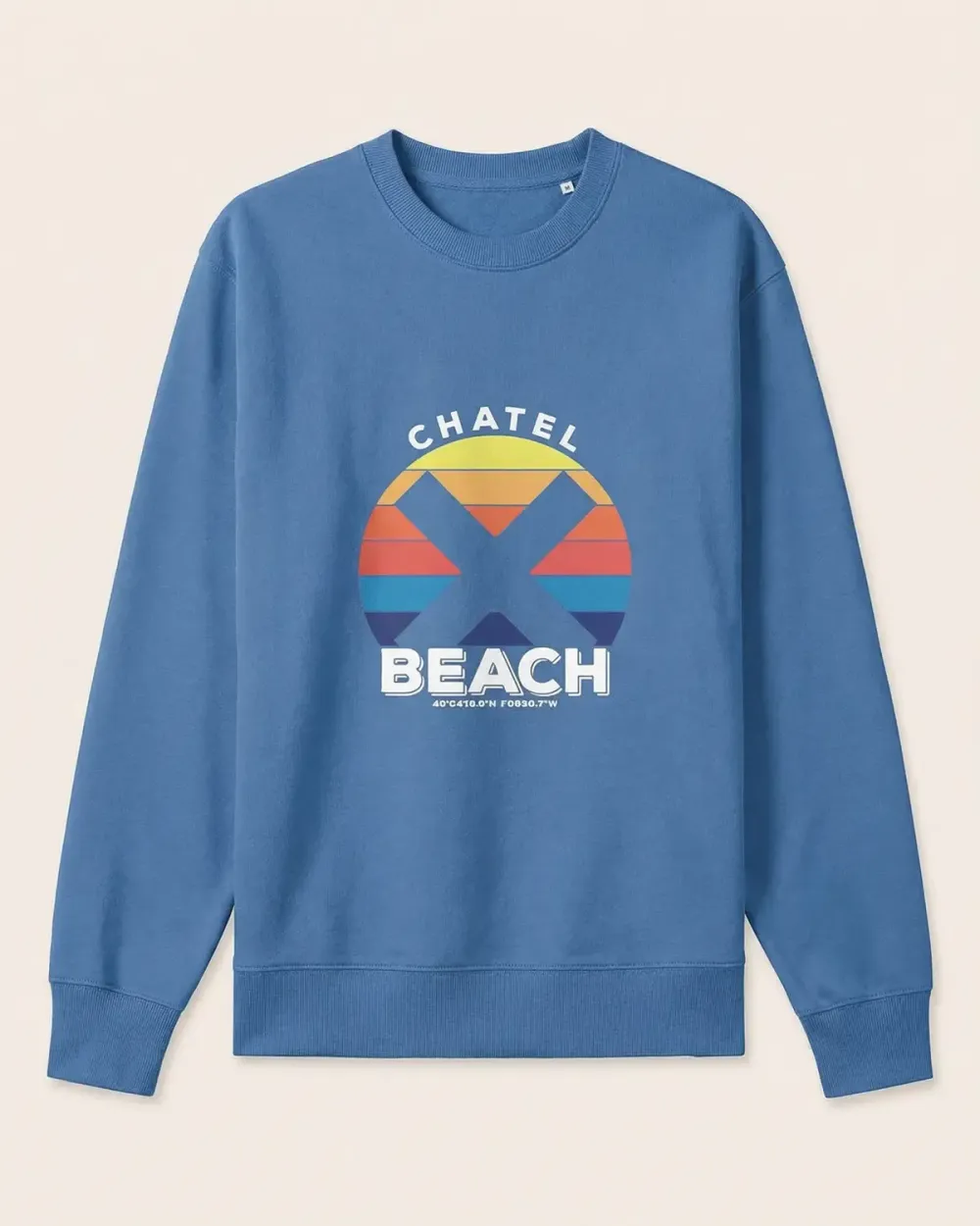 Sweat Col Rond "Sunset Bold"