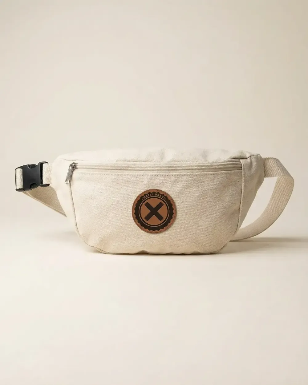 Sac Banane Patch Cuir