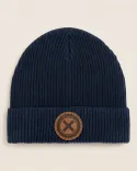 Bonnet Patch Cuir