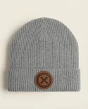 Bonnet Patch Cuir