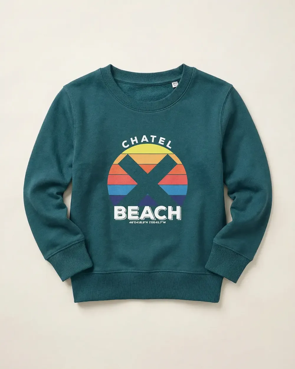 Sweat Enfant Col Rond "Sunset Bold"