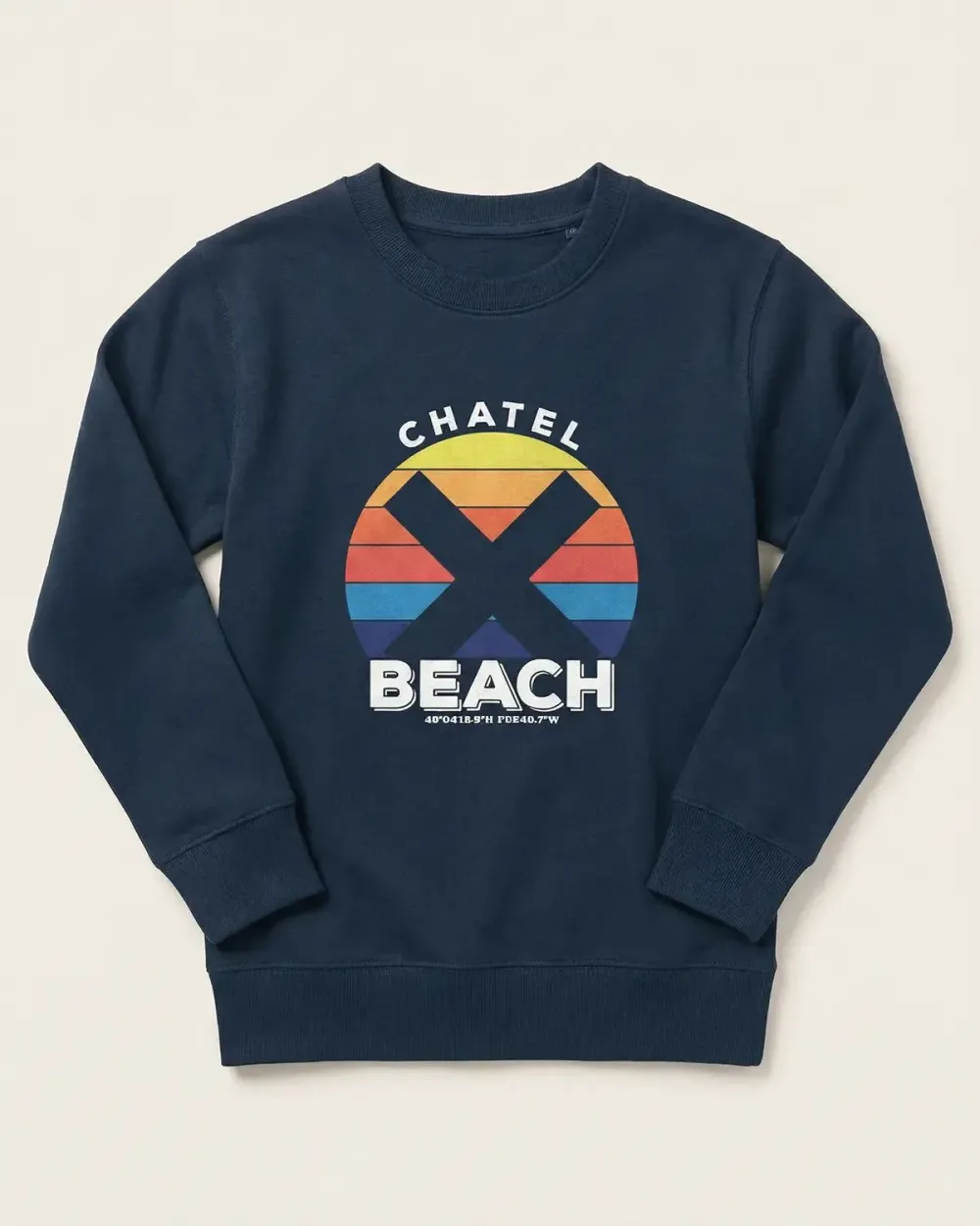 Sweat Enfant Col Rond "Sunset Bold"