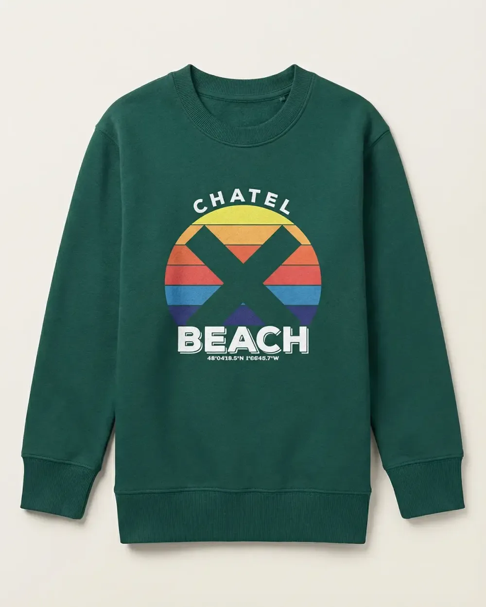 Sweat Enfant Col Rond "Sunset Bold"
