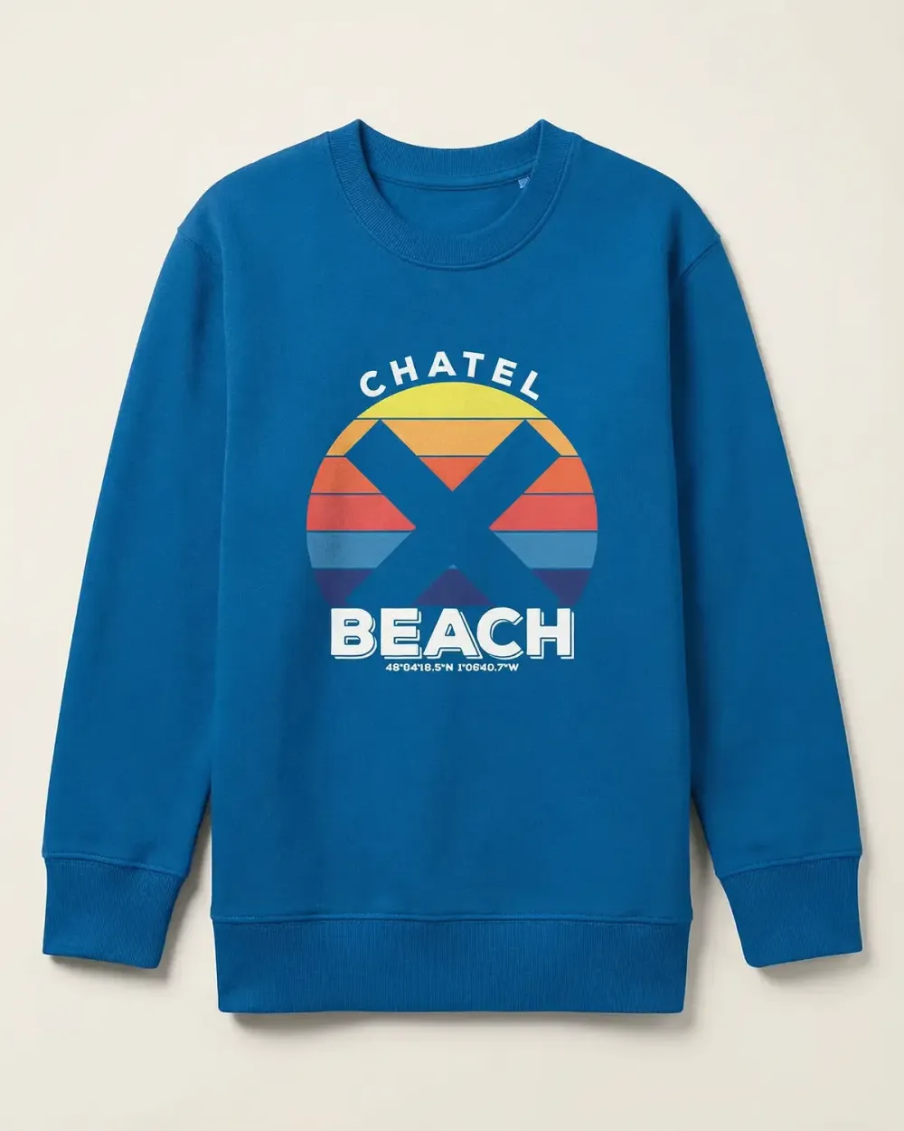 Sweat Enfant Col Rond "Sunset Bold"