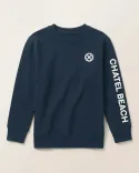 Sweat Enfant col rond "Signature Blanche"