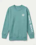Sweat Enfant col rond "Signature Blanche"