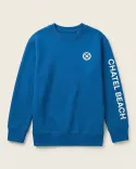 Sweat Enfant col rond "Signature Blanche"