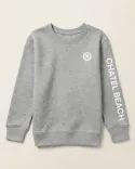 Sweat Enfant col rond "Signature Blanche"