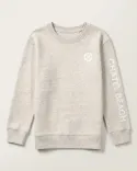 Sweat Enfant col rond "Signature Blanche"