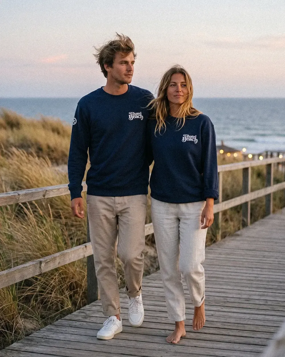 Sweat Unisexe Col Rond "Chatel Groove"