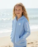 Veste Enfant Signature Blanche - Coton bio - Chatel Beach