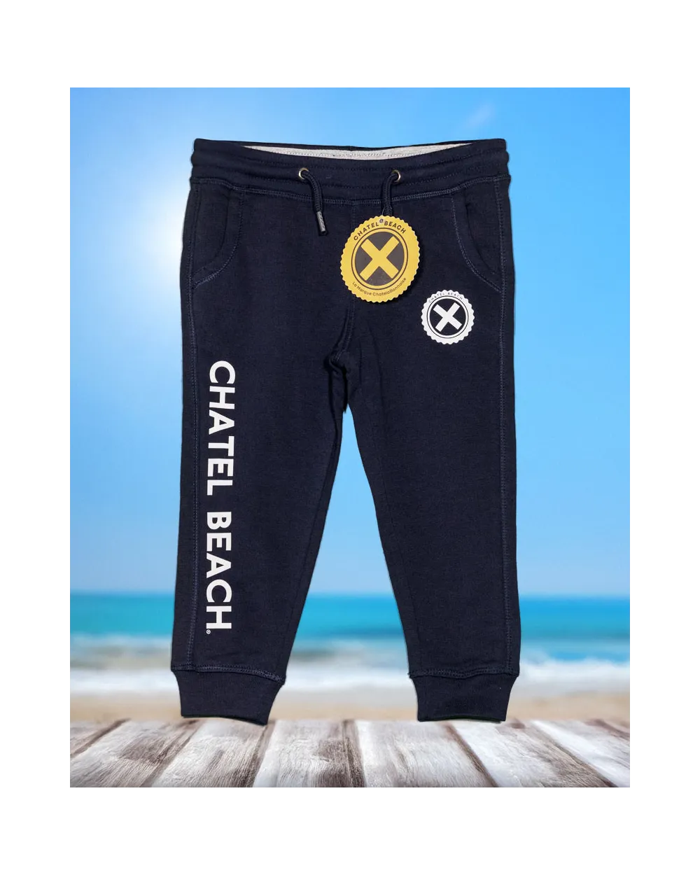 Pantalon de jogging Enfant "Signature Blanche"