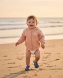 Veste Bébé Zippée "Signature Blanche"