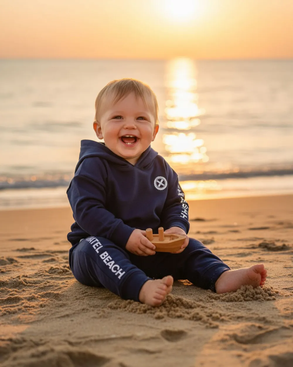 Pantalon Bébé de Jogging "Signature Blanche"