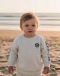 Sweat Bébé Col Rond "Signature Noire"