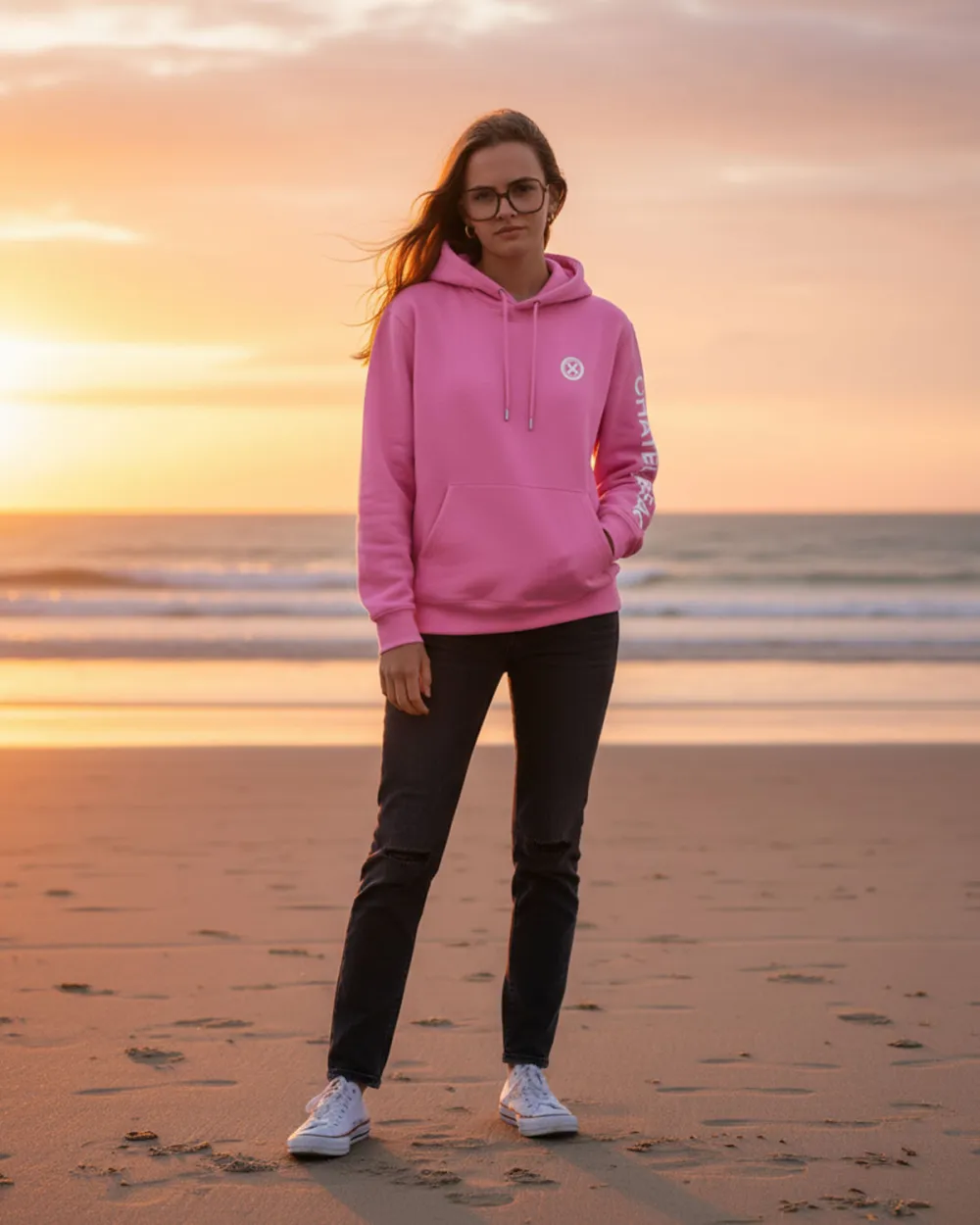 Sweat Capuche "Signature Blanche"